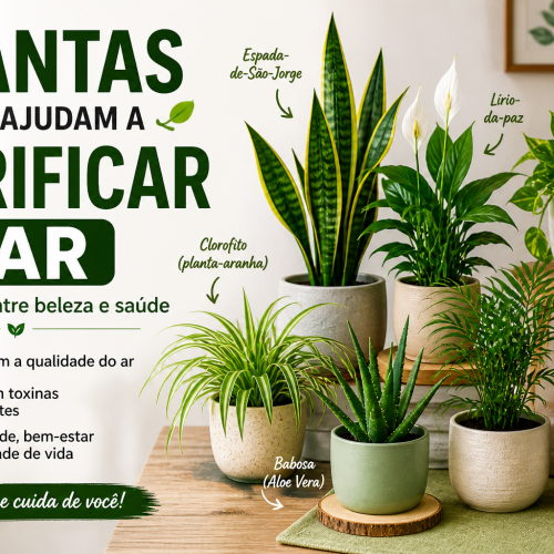 7 plantas que ajudam a purificar o ar